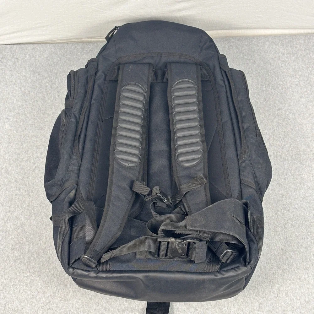 Nike Lacrosse Face-Off Backpack Black Checkered Gear Bag Large